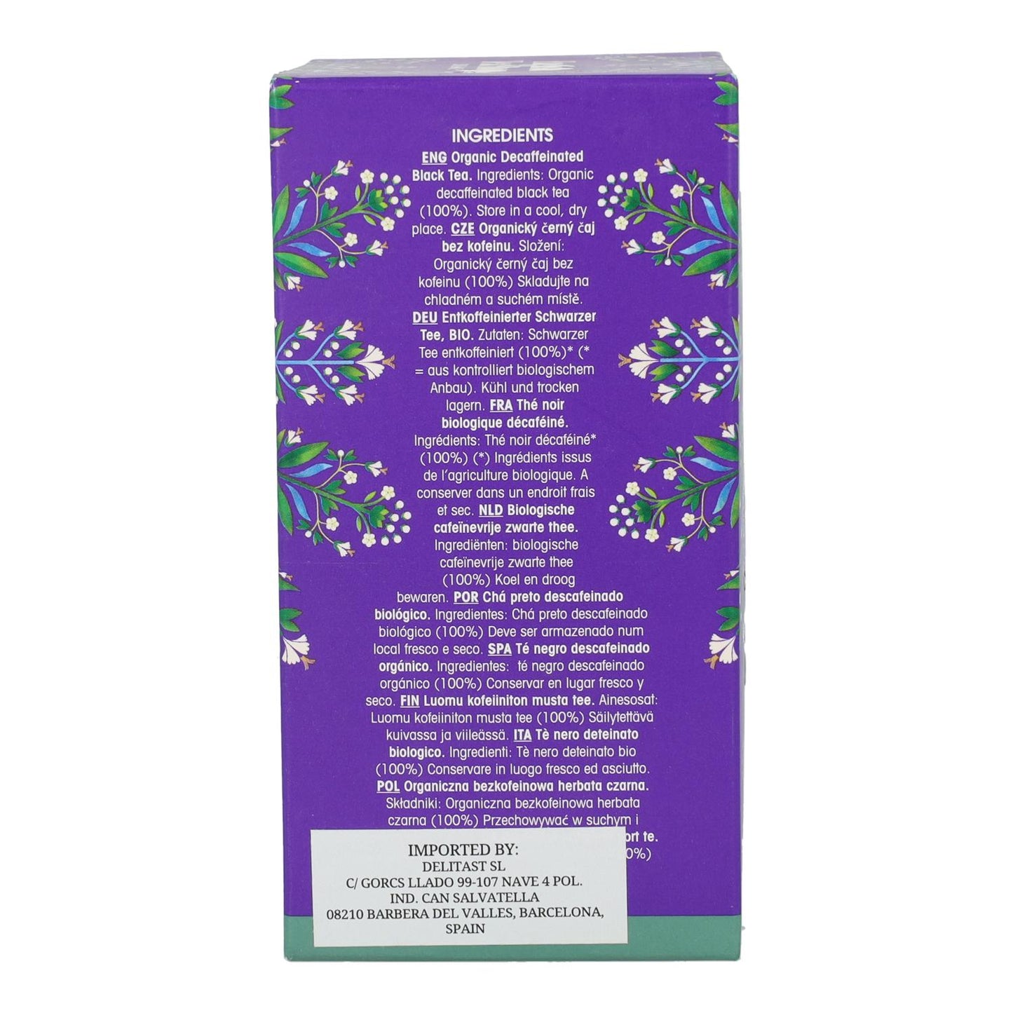 Thé anglais sans caféine Breakfast Tea Shop 40 g