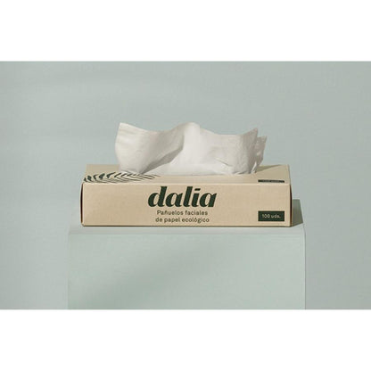 Confezione da 150 fazzoletti biologici non sbiancati. Dalia