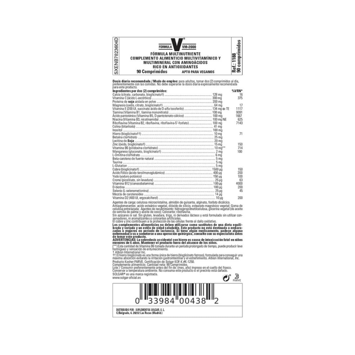 Formuła VM-2000 60 tabletek