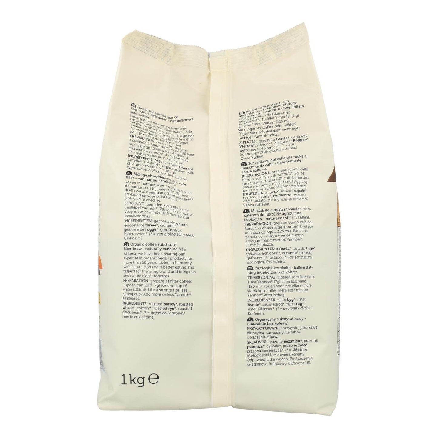 Cereali tostati filtro Yannoh ECO Lima 1 kg