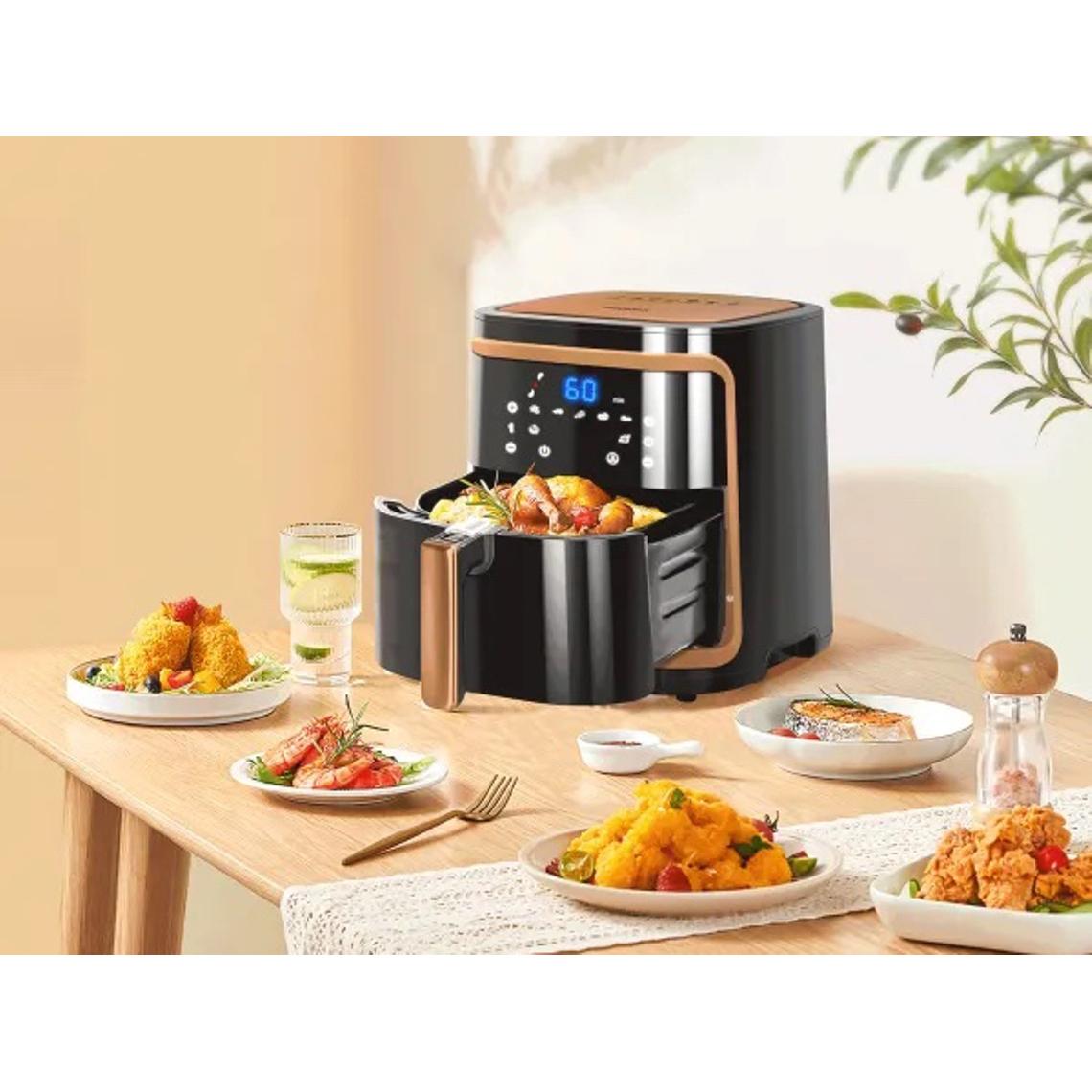 Frytkownica powietrzna 1900 W o pojemności 7 l Aigostar Box w kolorze ochry (odnowiona)