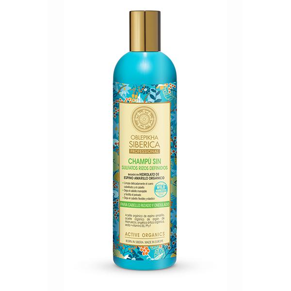 Sulphate-free shampoo Oblepikha sea buckthorn hydrolate Natura Siberica 400 ml