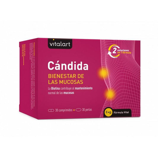 Vitalart Candida 30 tabletter + 30 kapslar