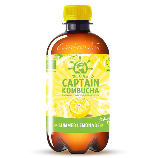 Limonade au kombucha BIO Captain Kombucha 400 ml.