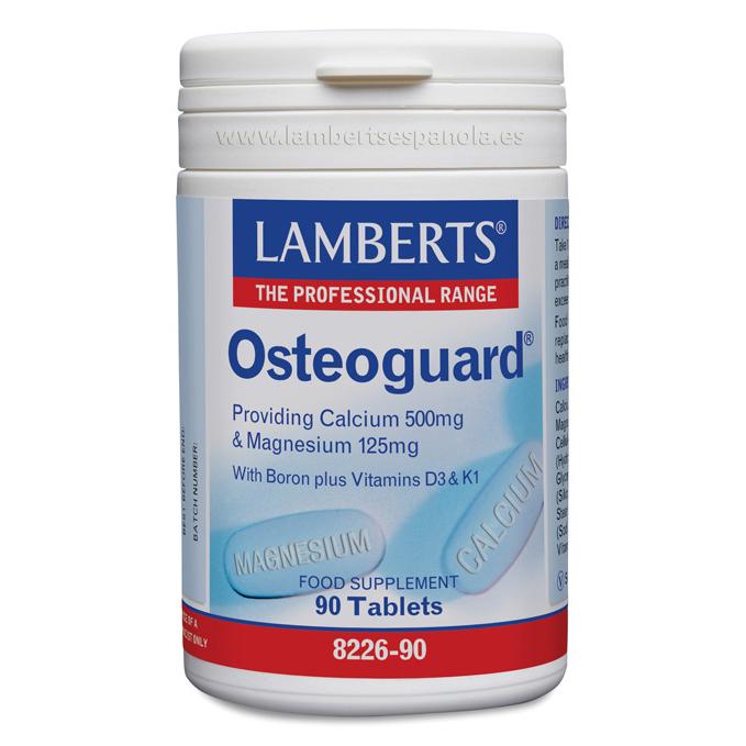 Osteoguard Calcium, Magnésium, Bore et Vitamines D et K Lamberts 90 comprimés