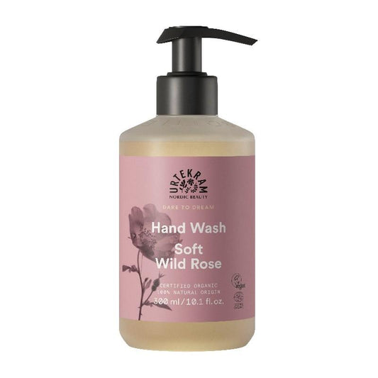 Jabón de Manos con dispensador Soft Wild Rose Urtekram 300 ml
