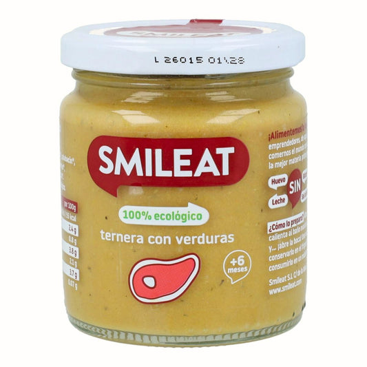 Smileat Organic Beef and Vegetables Jar +6 months 230 g