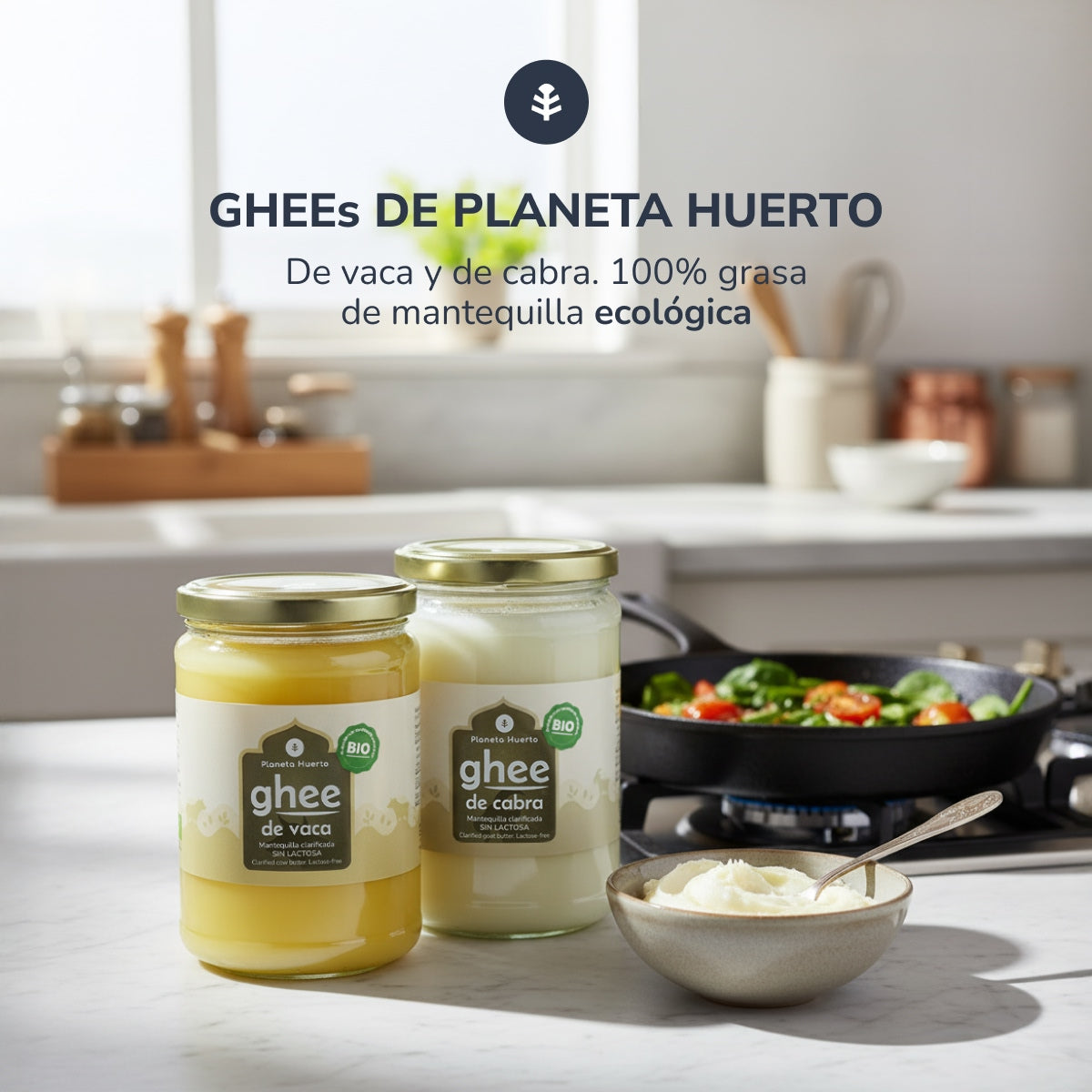 Packung 2x Ghee Butterschmalz ECO Planet Orchard 350 gr