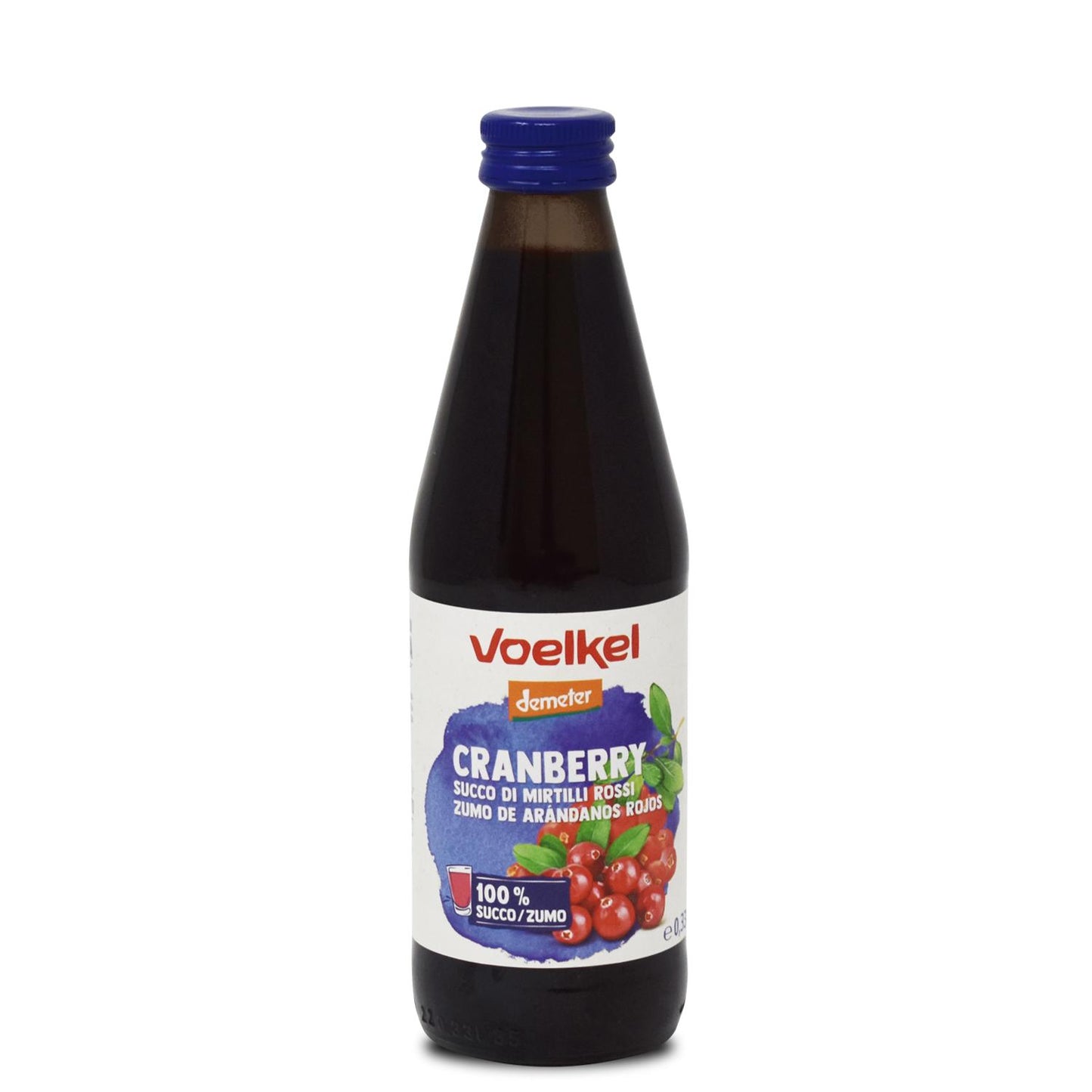 Reiner Demeter-Cranberrysaft Voelkel 330 ml