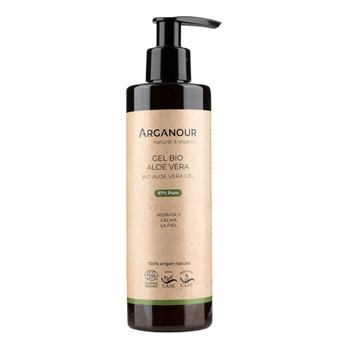 Gel di aloe vera 97% certificato biologico Arganour 250 ml