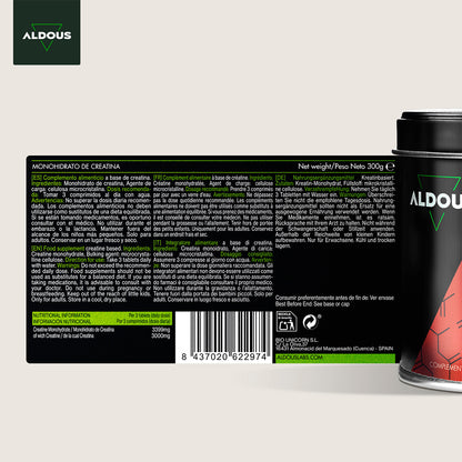 Monohydrat kreatyny Aldous 3000 mg 200 tabletek
