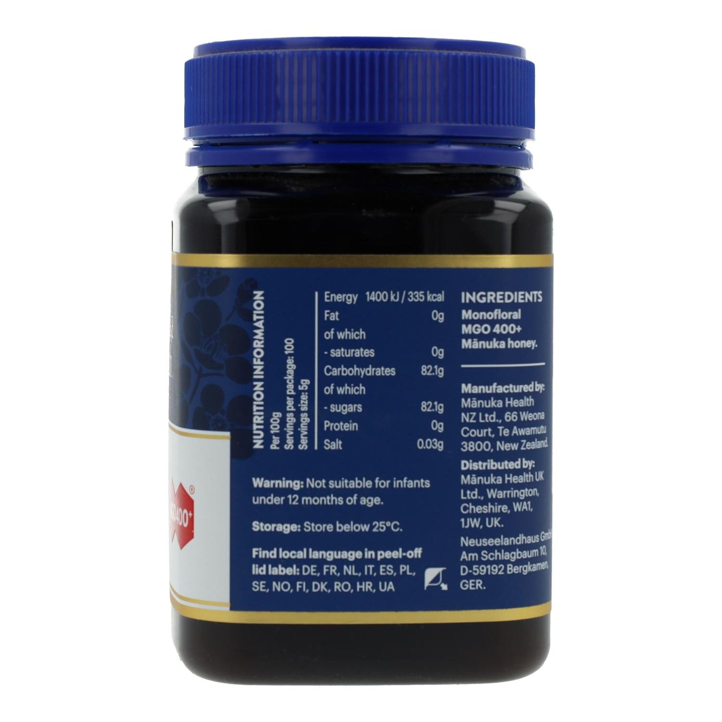 Miele di Manuka (MGO 400+) Manuka 500 g