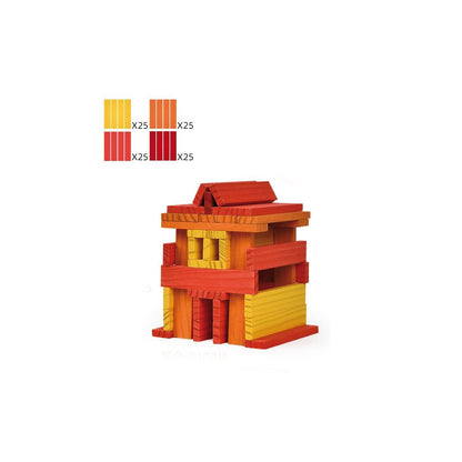 Klocki City Blocks Warm Color Andreu Toys