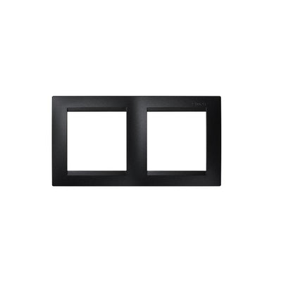 Simon 15 Rahmen 2 Elemente Graphit