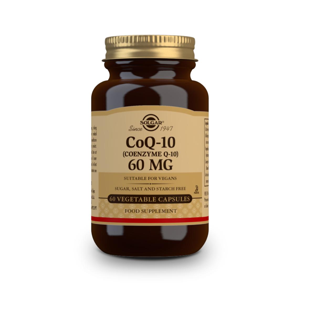Coenzima CoQ10 (vegano), 30 capsule vegetali (60 mg)