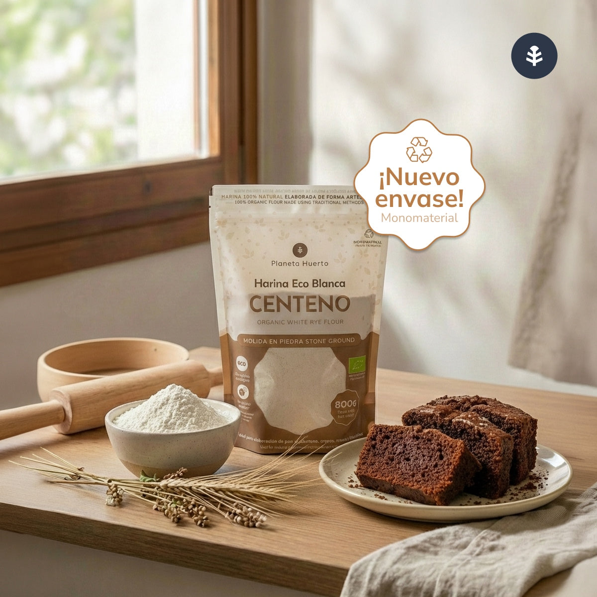 Farine de seigle blanc Eco Planeta Huerto 800 g