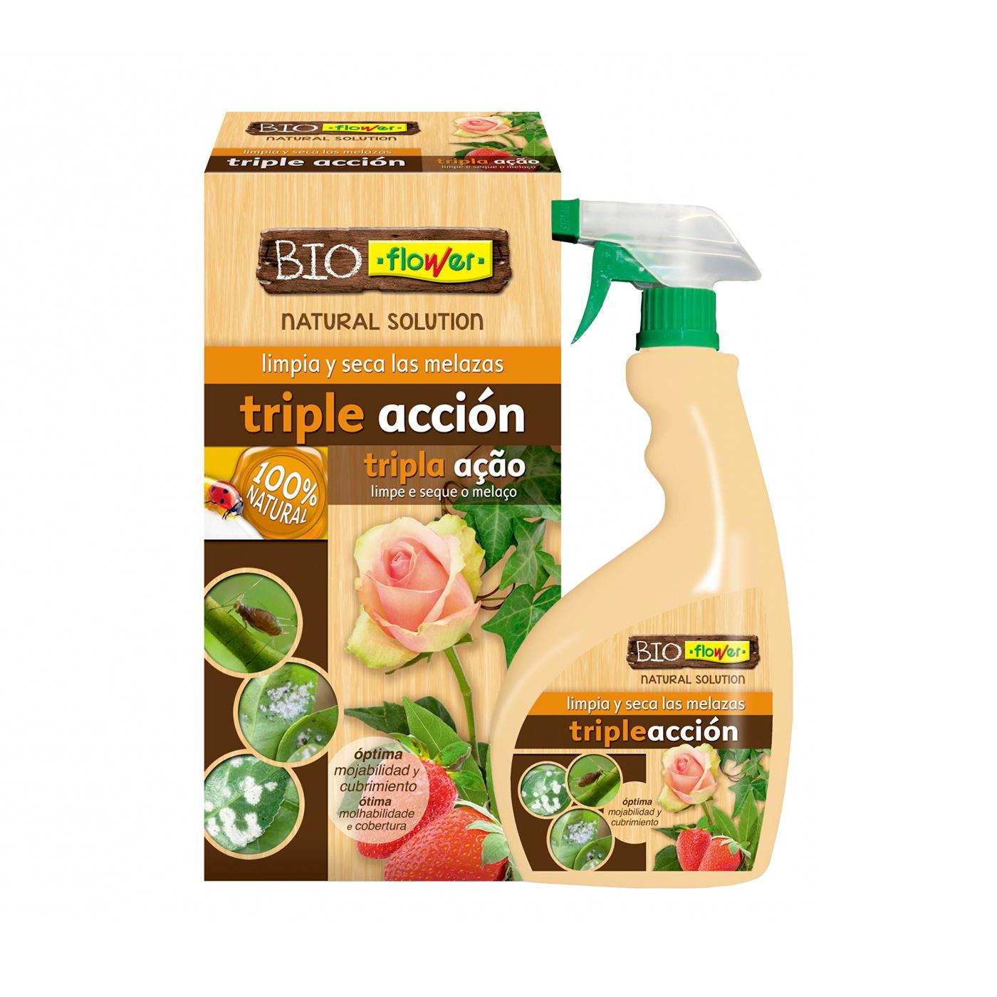 Triple action contre les insectes, les melasses et les champignons BioFlower Prêt à l'emploi