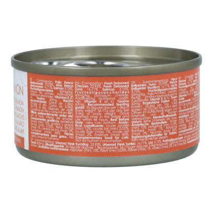 Kit Cat Dose Toppers – Huhn & Lachs 80 g Nassfutter für Katzen in Gelatine