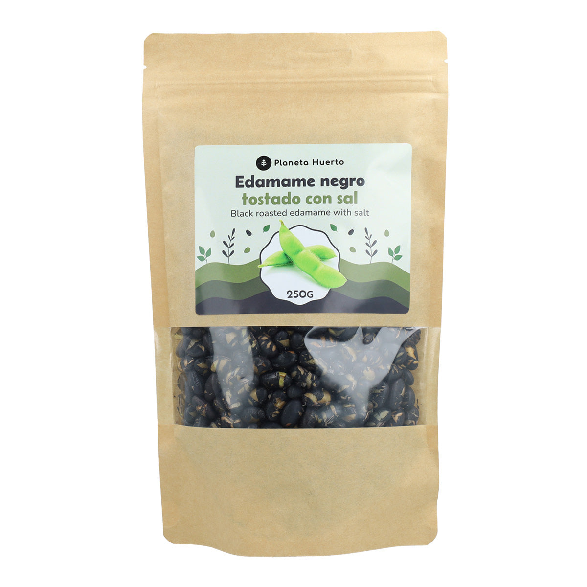 Edamame negro tostado con sal PLaneta Huerto 250gr