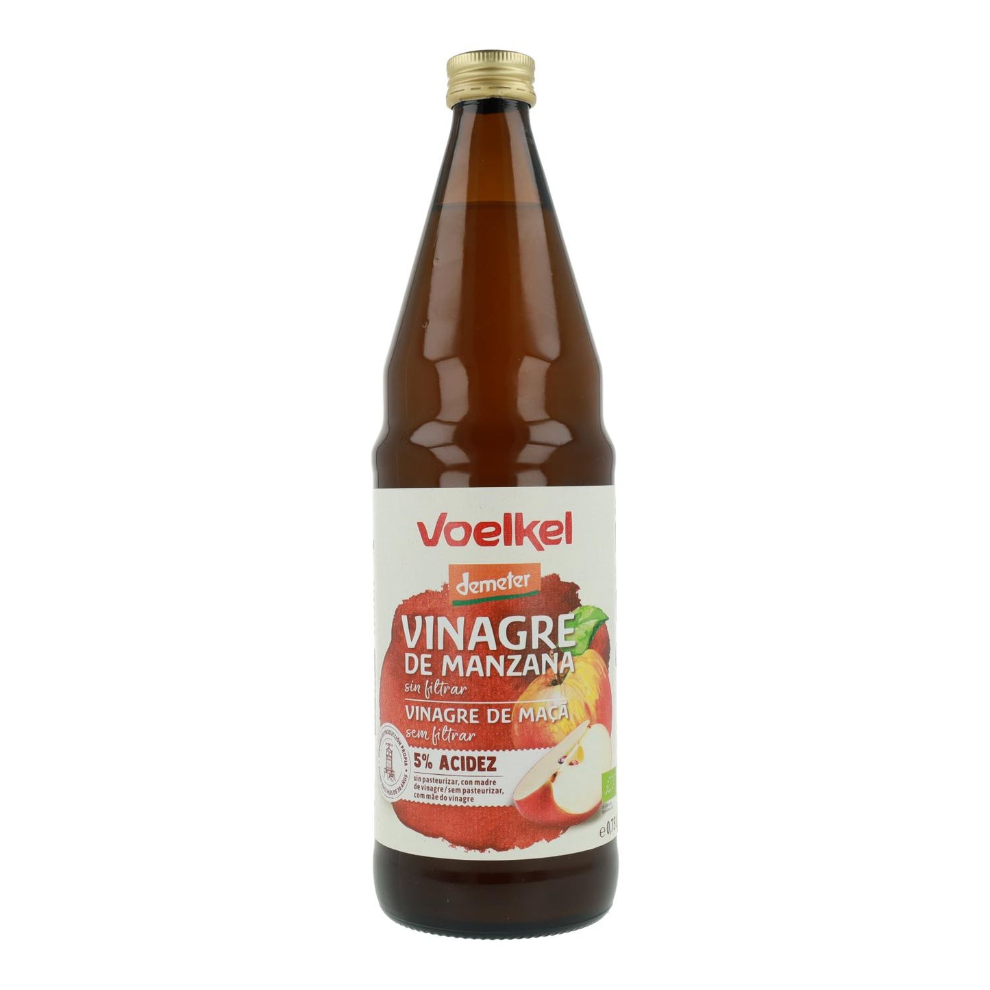 Vinaigre de pomme BIO Voelkel 0,75 L