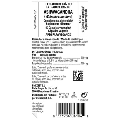 Pack 2 x Ashwagandha 60 gélules végétales