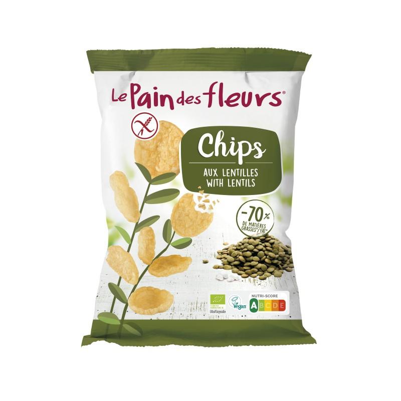Chipsy z soczewicy bezglutenowej Le Pain des Fleurs 50 g