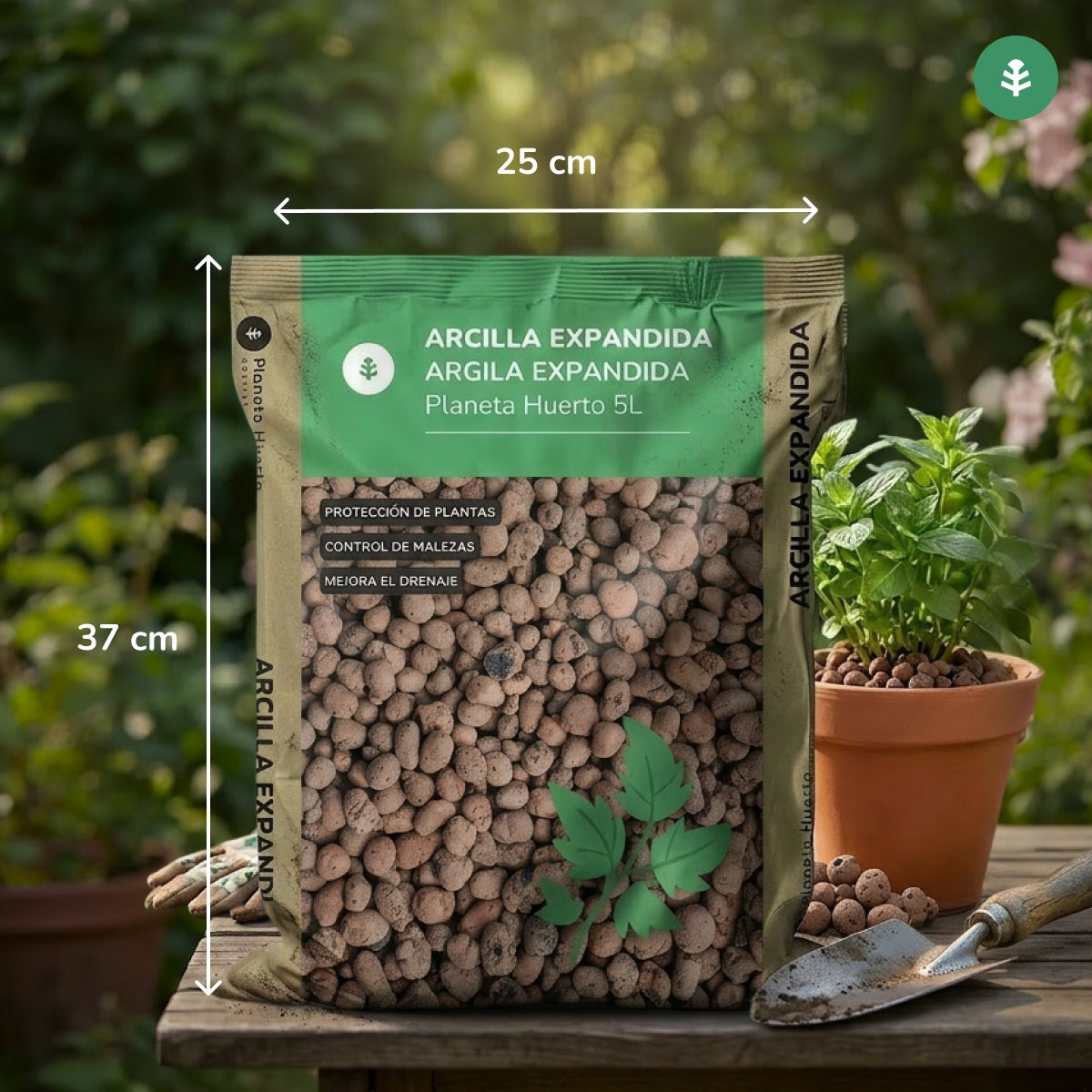 Expanderad lera Planeta Huerto 5 liter