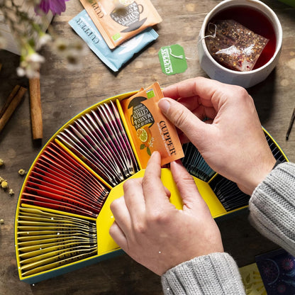 Geschenkbox mit Bio-Kräutertees und -Tees Cupper 78 Beutel