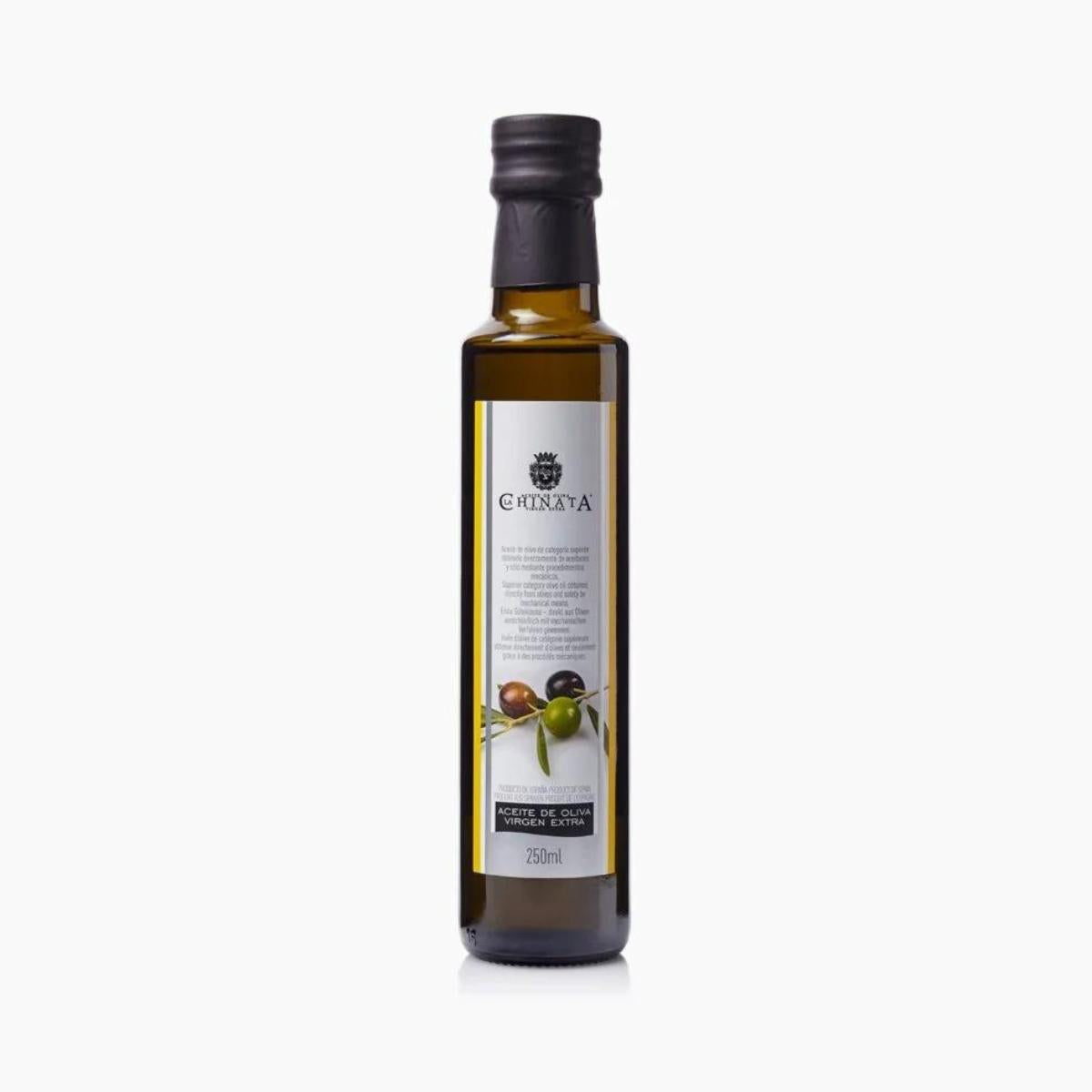 Huile d'olive extra vierge La Chinata, bouteille en verre de 250 ml