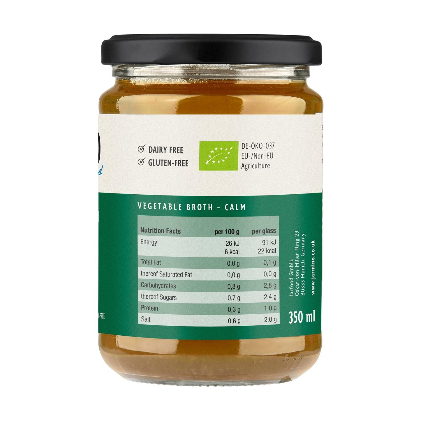 Bouillon de légumes Jarmino Keto Calm 350 ml