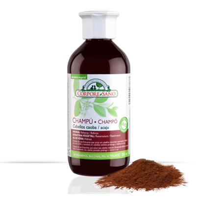 Szampon do włosów mahoniowych Henna Sándalo Corpore Sano 300 ml