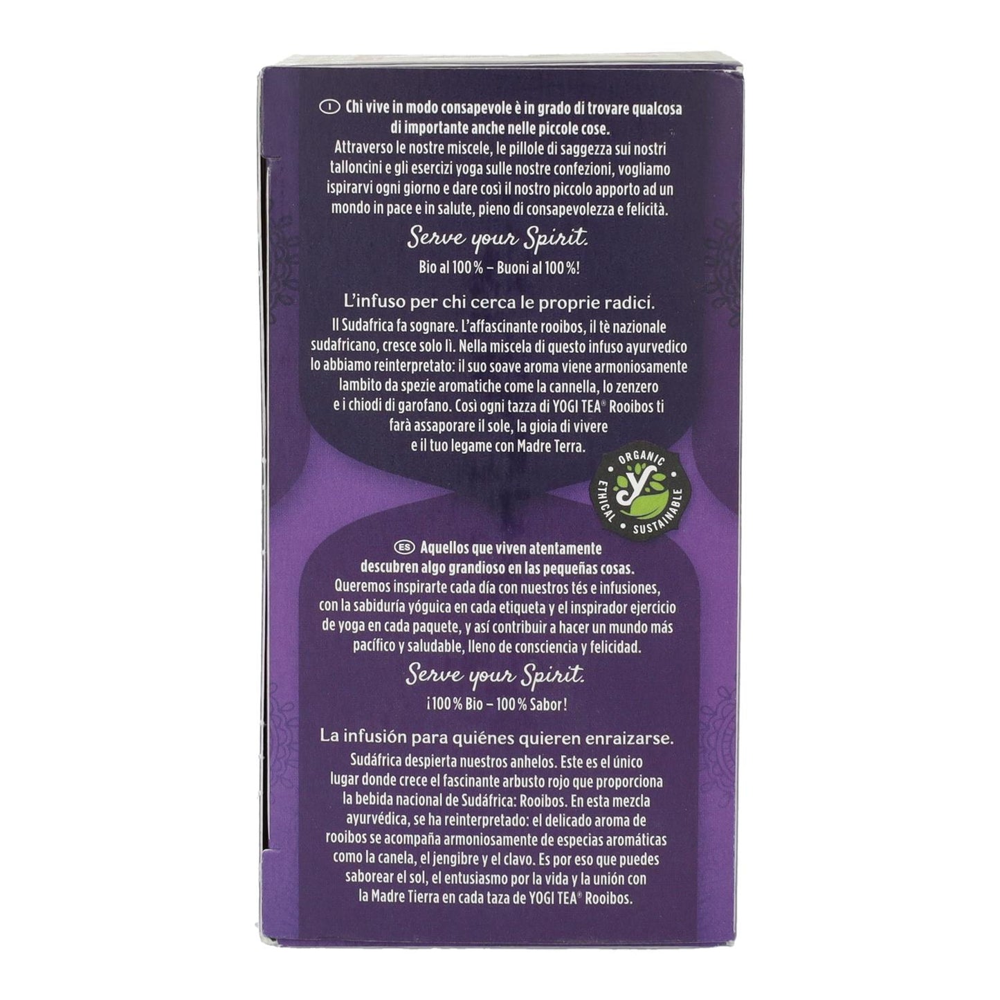 Rooibos BIO Yogi Tea, 17 sachets de thé