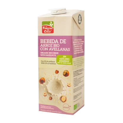 Boisson au riz et aux noisettes bio La Finestra Sul Cielo 1 L