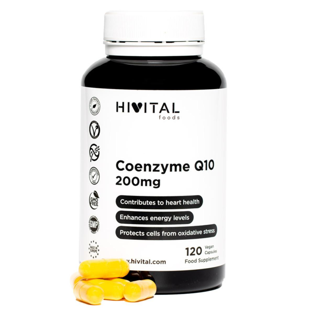 Coenzym Q10 200 mg 120 vegane Kapseln Hivital