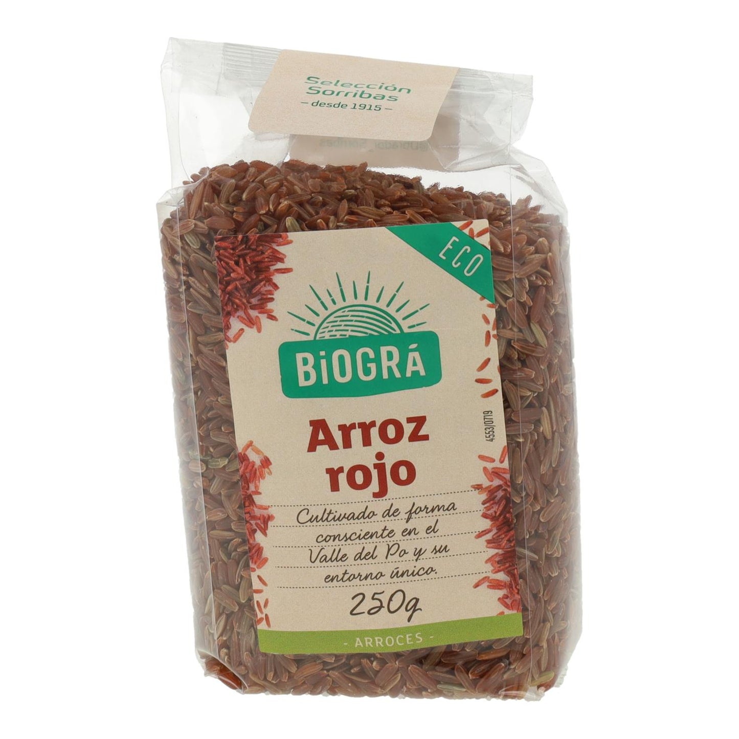 Röd ris Biográ 250 g
