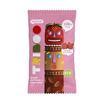 Packung mit 15 ECO-Snacks Erdbeere und Apfel 25 g, Triboo