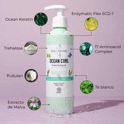 Ocean Curl Curl Defining Gel, Alma Secret, 250 ml
