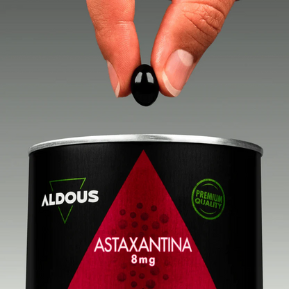 Reines natürliches Astaxanthin 8 mg, 160 mg Astaxanthin-reiches Öl Aldous Bio 120 Kapseln