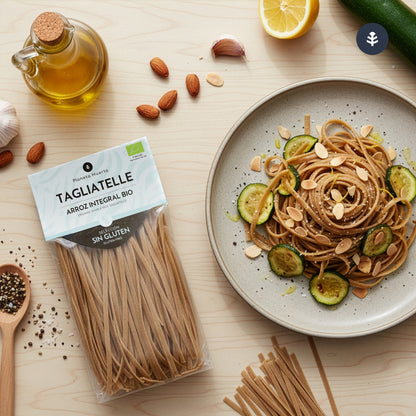 Tagliatelles de riz complet ECO sans gluten Planeta Huerto 350 g