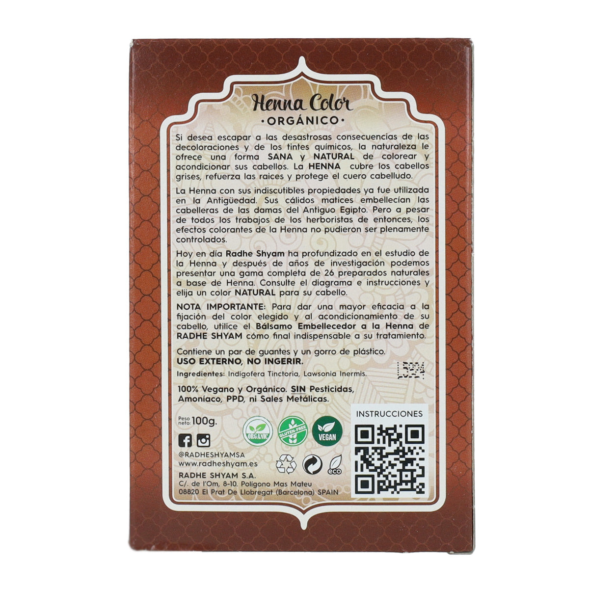 Dark Brown Henna Powder 100 g