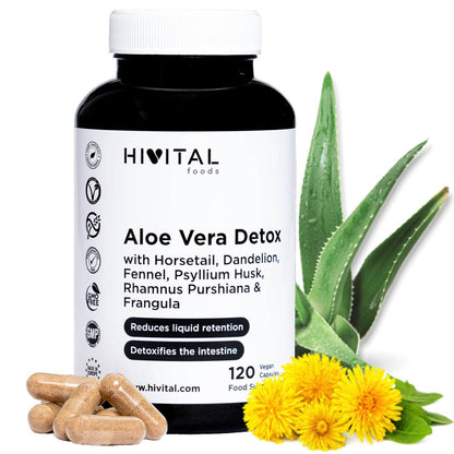 Aloe Vera Detox 120 vegane Kapseln Hivital