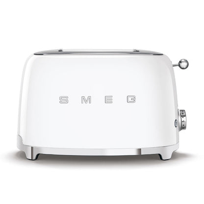 Grille-pain SMEG 2 fentes style années 50 blanc