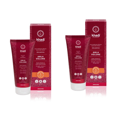 2-pack Amla Volumen schampo, Khadi, 200 ml