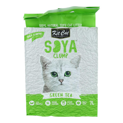 Kit Cat Arena Eco SoyaClump – Green Tea 7 l Katzenstreu