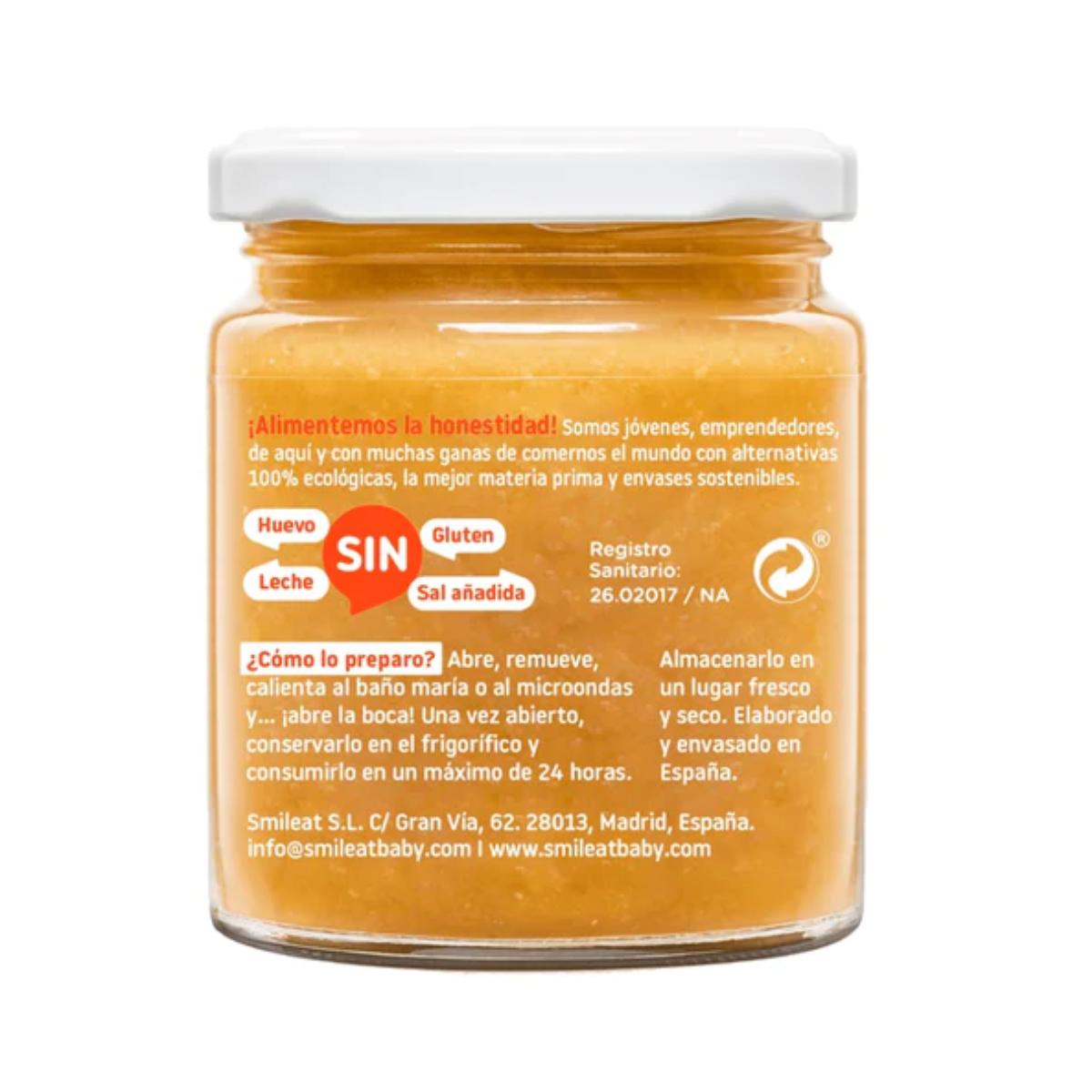 12er-Pack BIO-Gläschen mit Kürbis und Zucchini +6 Monate Smileat 230 g