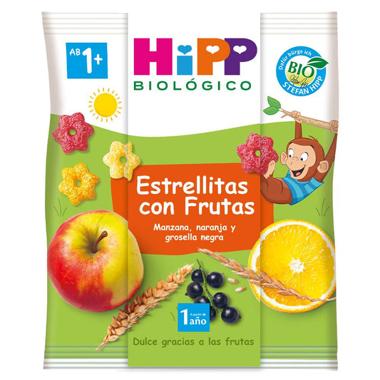 Petites étoiles aux fruits bio +12 mois HiPP 30 g