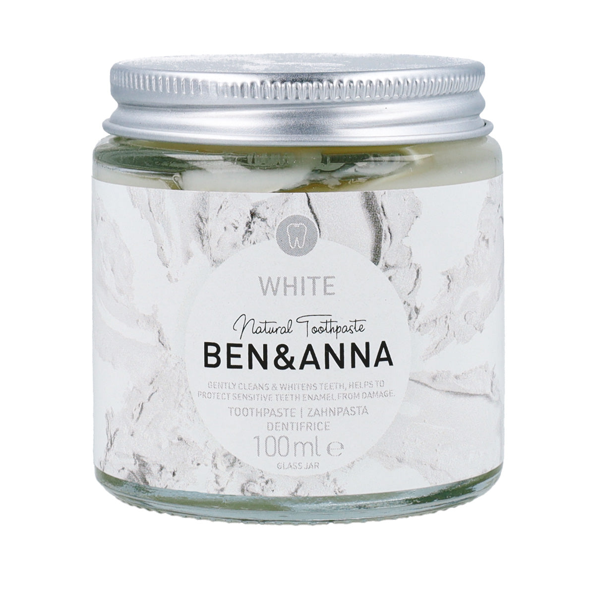 Dentifricio bianco Ben&Anna 100 ml