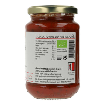 Sauce tomate bio Cal Valls au basilic 350 g