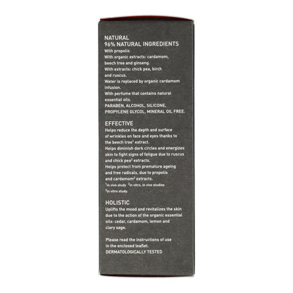 Anti-Wrinkle Cream - Anti-Fatigue Face and Eyes with Cardamom and Propolis Apivita 50 ml for Men