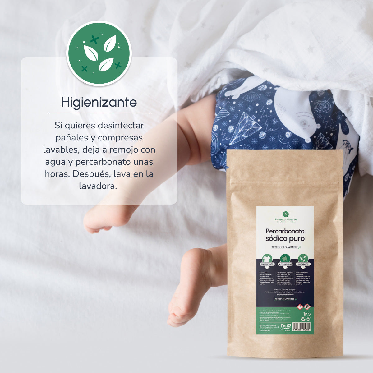 Pack 3xPercarbonate sodium Planeta Huerto 2,5 kg